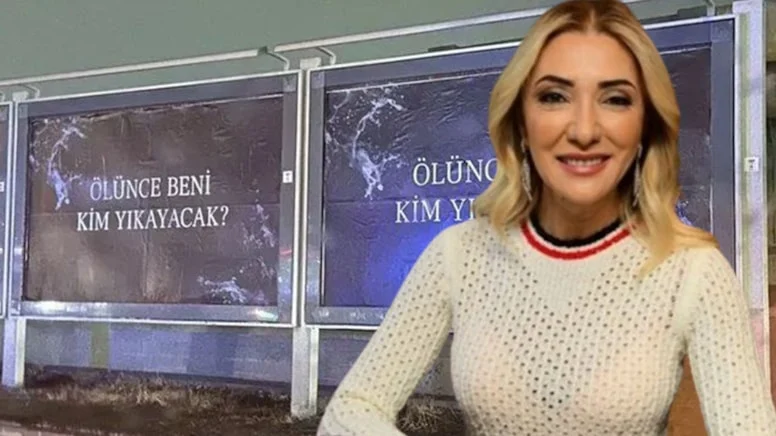 Bakanın eşi TRT'nin 'Ölünce beni kim yıkayacak' afişine ateş püskürdü